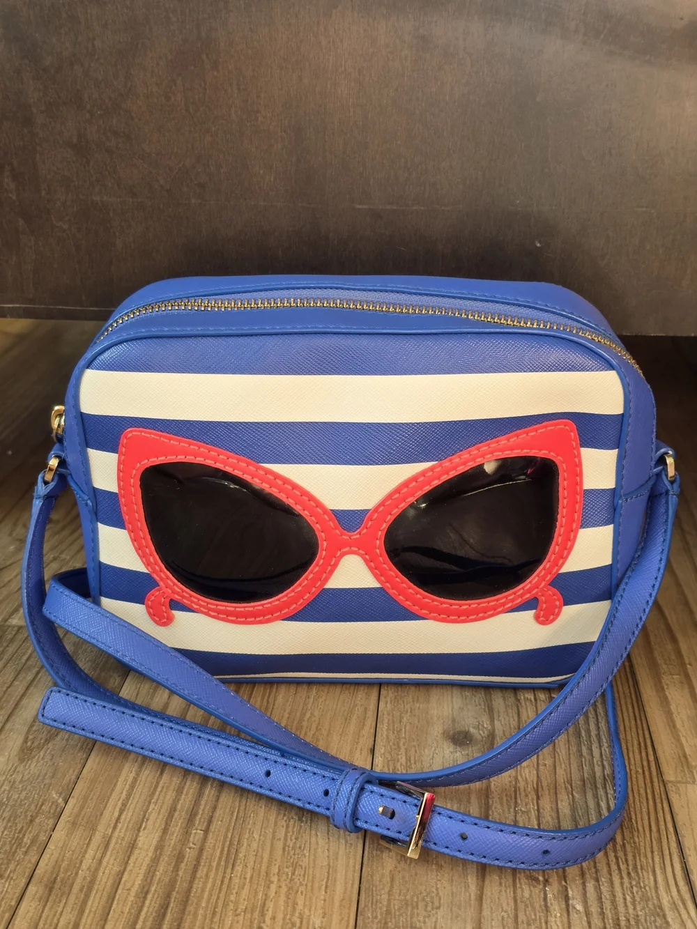 Kate Spade Novelty Make A Splash Mindy Sunglasses Crossbody Handbag